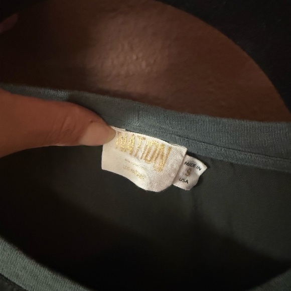 Nation Ltd Marie Sateen Top - Picture 4 of 4